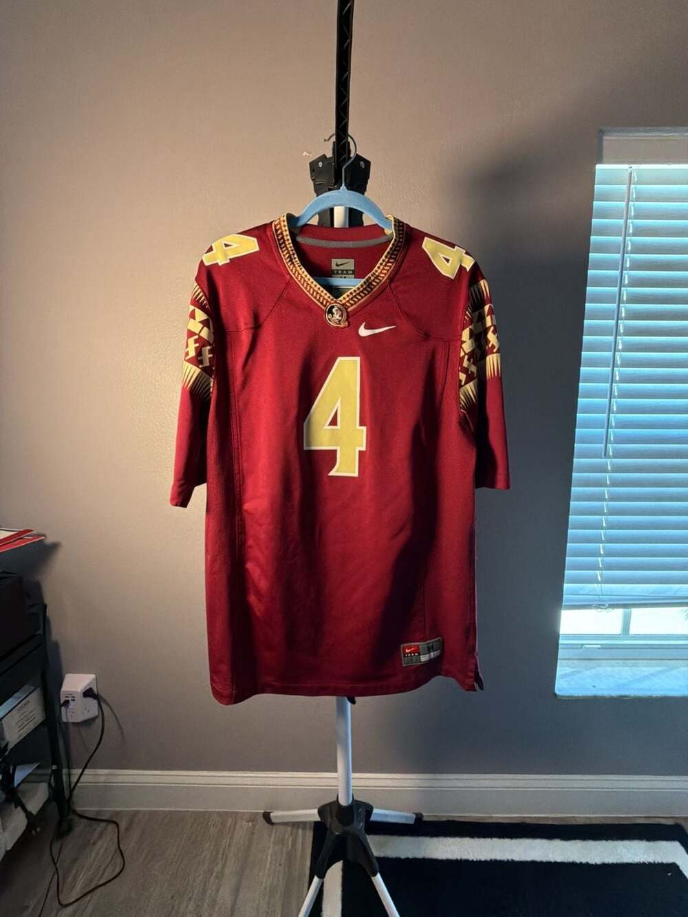 Nike Florida State Seminoles #4 Football Jersey Maroon Medium